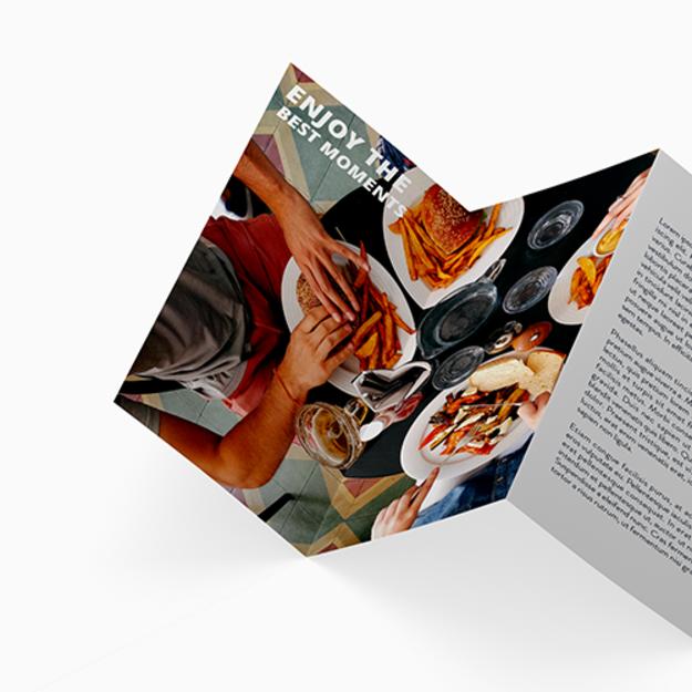 Menyer med Z-falsning