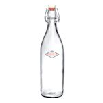 A 1 litre cliplock glass bottle available with custom printing solutions for a cheap price at Helloprint