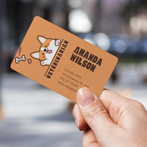 White PVC Business Cards