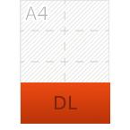Icône format flyer DL 99x210 | Drukwerkbestellen.be