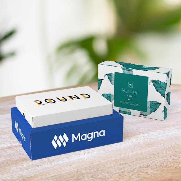 Versandbox mit abnehmbarem Deckel