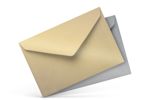 gold envelope personalised with your logo - print with Helloprint