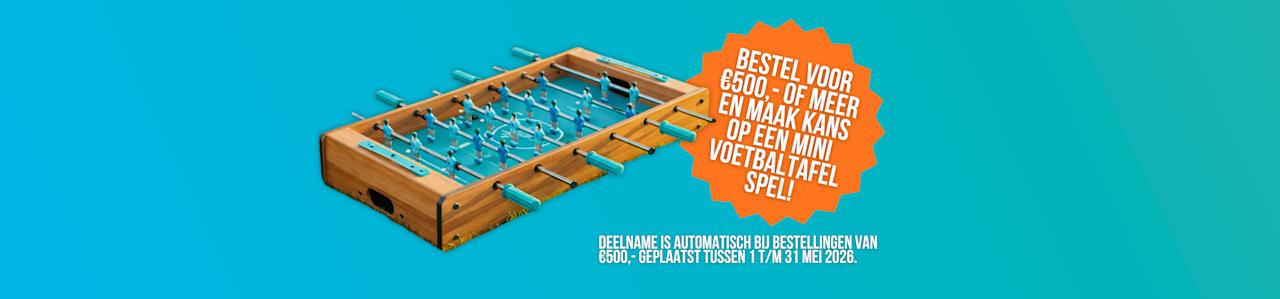 Bestel in mei en<br>
maak MAXimaal kans!