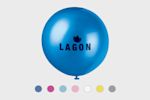 Metallic balloons in a giant size, printed with your logo or company name