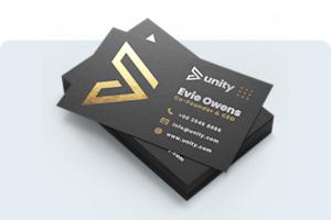 Visitekaartjes met exclusieve afwerking