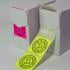 Neon stickers op fluor papier bedrukt bij jouwdrukker.nl