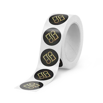 Labels On Roll With Foil Finishing-catalog-image