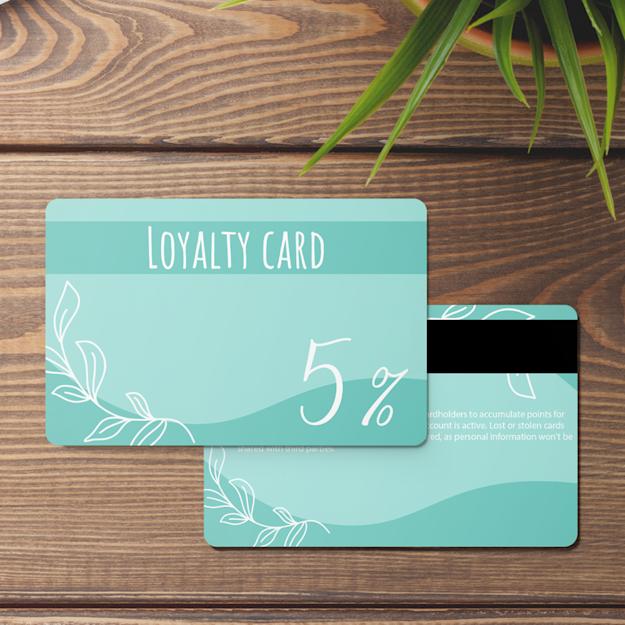 PVC-pasjes met HiCo magneetstrip