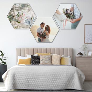 Paneles acústicos hexagonales