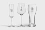 Personalised drinkware - water, wine and beer glasses printed with your brand - Helloprint