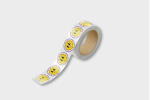 Stickers op rol zonder dispenser