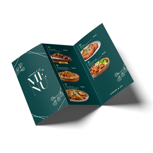 Z-fold Menus