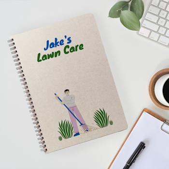 Libreta de hierba de elefante con espiral