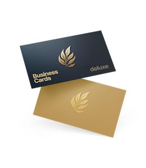 Biglietti da visita nobilitati, disponibili con vernice UV e diversi tipi di laccatura