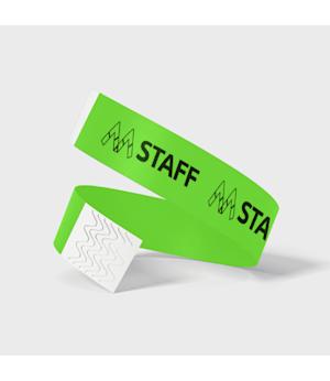 Purple and red printed wristband