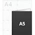 <strong>A4</strong> plegado en <strong>A5</strong>