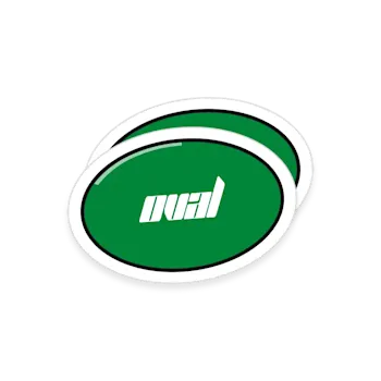 Ovale Stickers