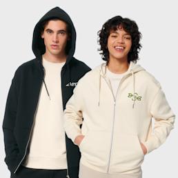 Miljövänlig Varm Hoodie med Dragkedja