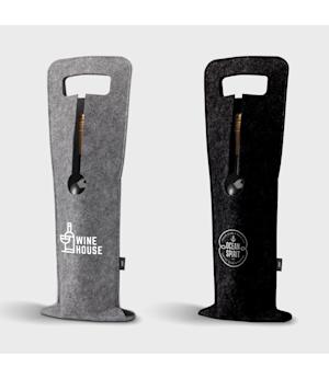 Sac à vin en feutre écologique
