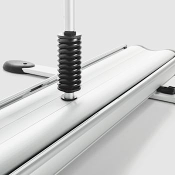 Outdoor roll-up banner