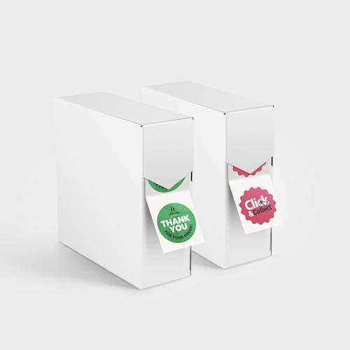 Eigen formaat stickers op rol