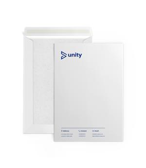 Enveloppes à dos cartonné