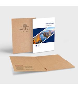 Cartelline con tasca incollata