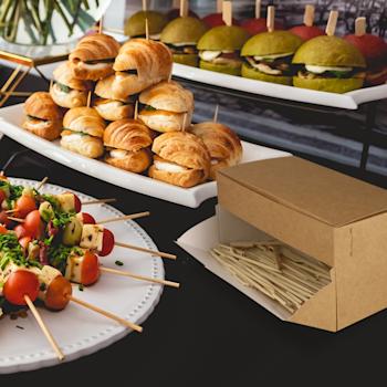 Brochettes alimentaires en Bambou