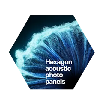 Hexagon Acoustic Photo Panels -catalog-image