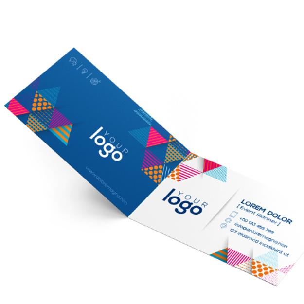 Cheap Folded Business Card Printing all over the UK