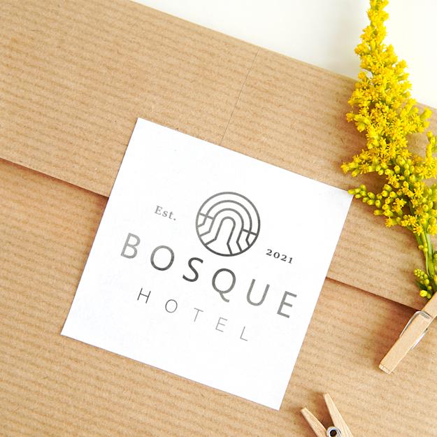 Sticker mit Folienveredelung