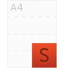 Icône pour les flyers carré s 105x105, utilisée par Drukwerkbestellen.be.