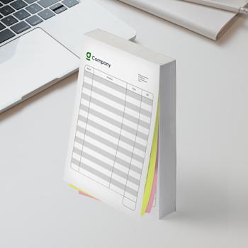 Durchschreibesätze als Block