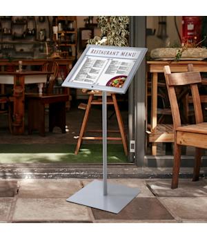 Menü-Ständer mit LED-Beleuchtung