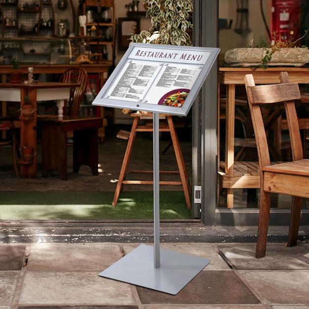 Menü-Ständer mit LED-Beleuchtung