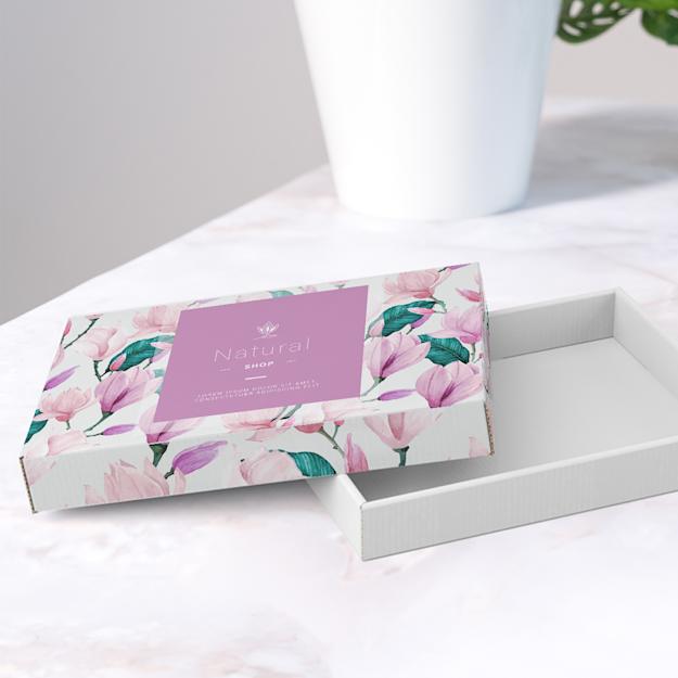 Versandbox mit abnehmbarem Deckel