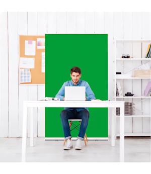 Roll-up fond vert