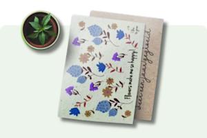 Tarjetas postales plantables