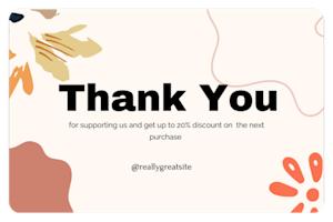 Biglietti di ringraziamento