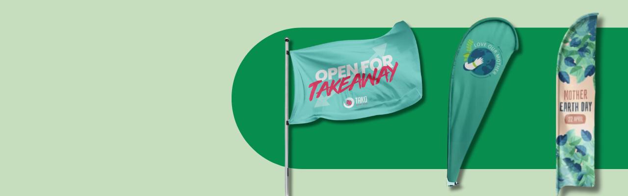 rPET duurzame vlaggen bedrukken