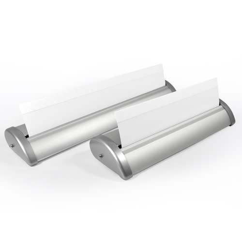 Mini roll-up banners voet
