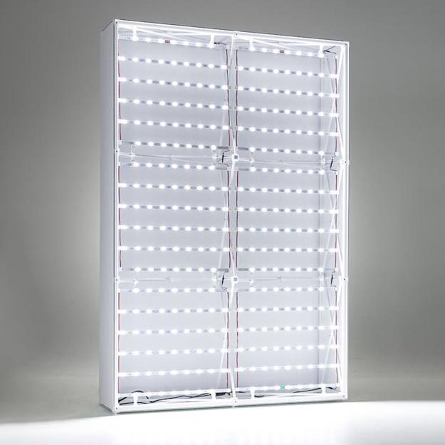Parete pop-up illuminata a led