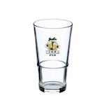 A 34 cl stack able beer glass available at Helloprint with custom printing solutions for a cheap price