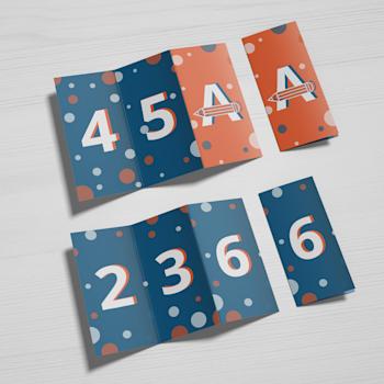 Trípticos Plegados en Acordeón