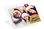 Custom Photo Christmas cards available at Helloprint