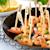 Brochettes alimentaires en Bambou