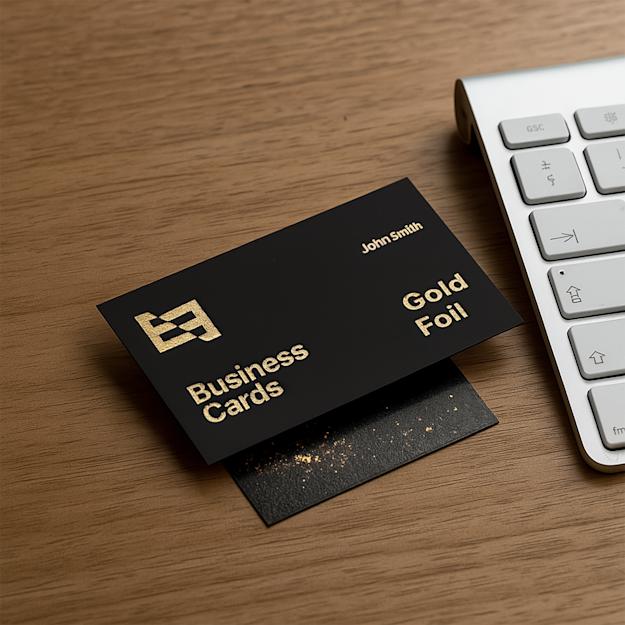 Gold Foil Business Cards