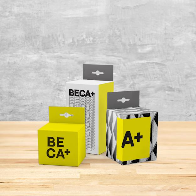 Boîte mise en rayon