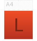 Icône flyer format carré L 210x210 | Drukwerkbestellen.be