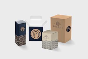 Geschenkdoos gevouwen deksel